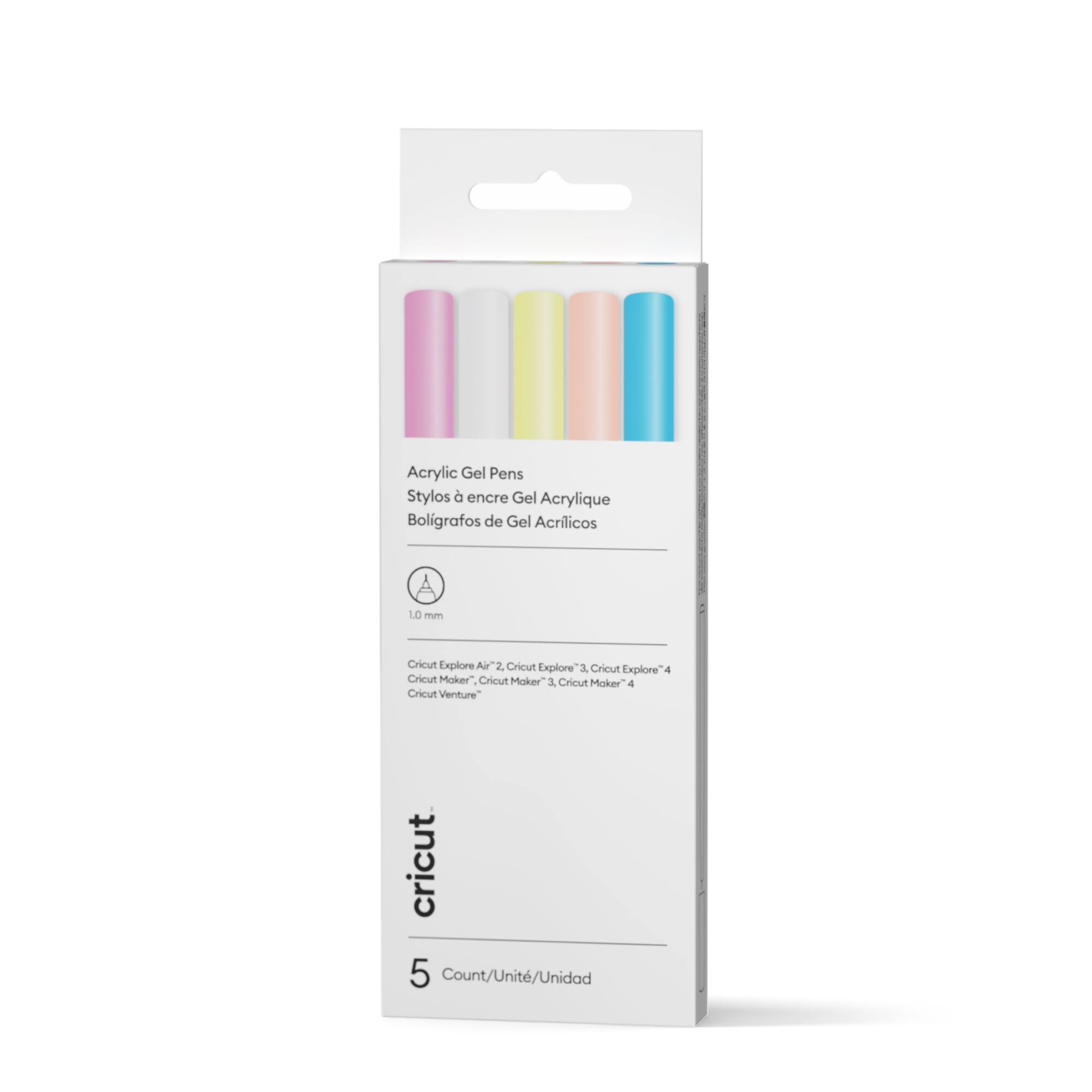 Cricut® 1.0mm Acrylic Gel Pens, 5ct.